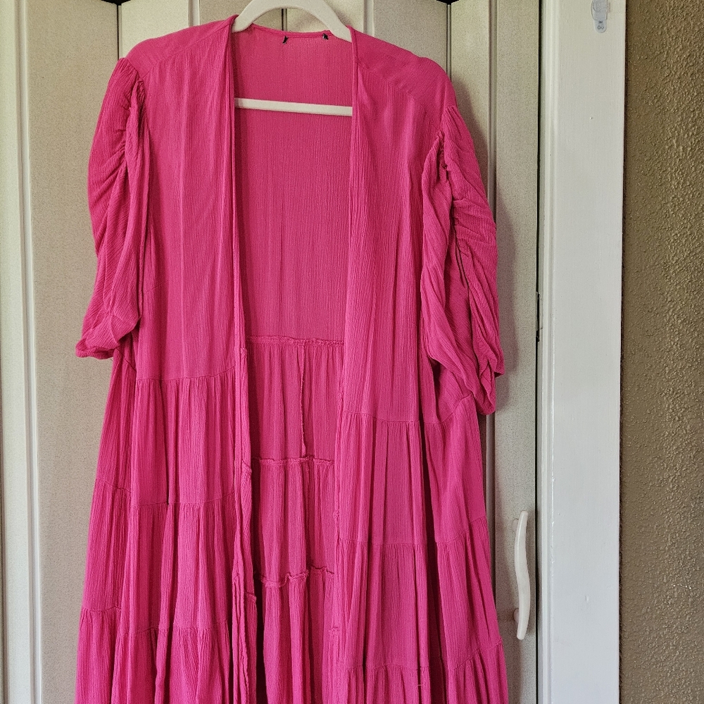 Vibrant Pink Open Front Cardigan Torrid?
